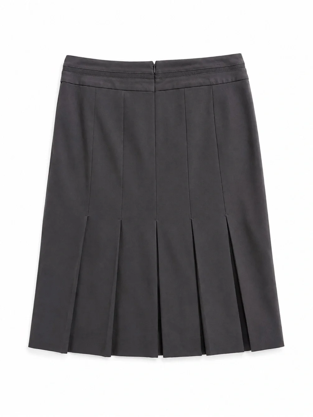 Nine West Charcoal Gray Mini Skirt